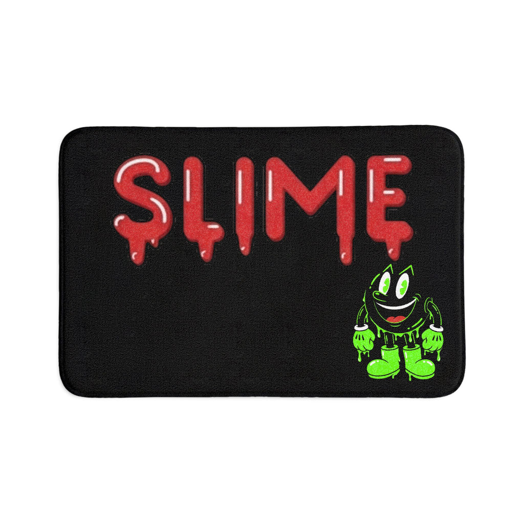 The Slime Shop Bath Mat — Black / Red Slime S (AOP)