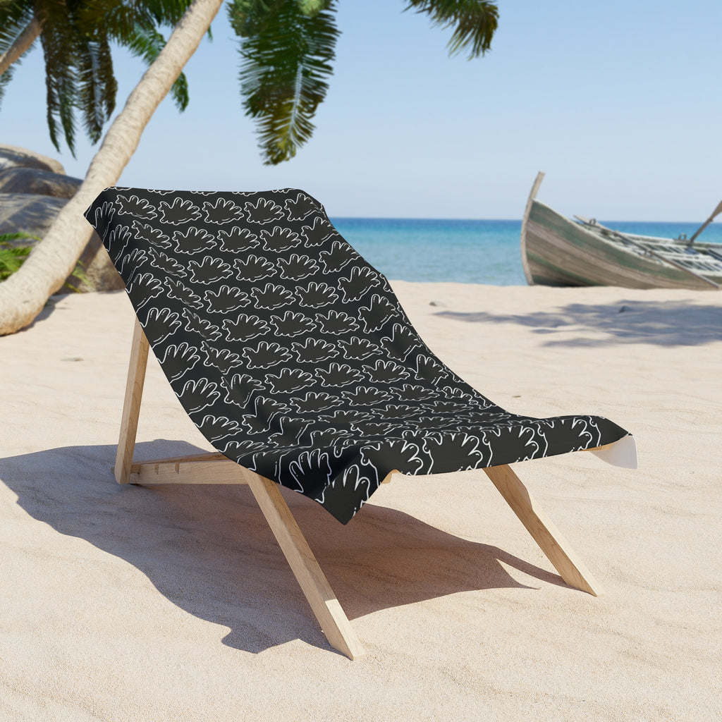 Black/Si5 Beach Towel