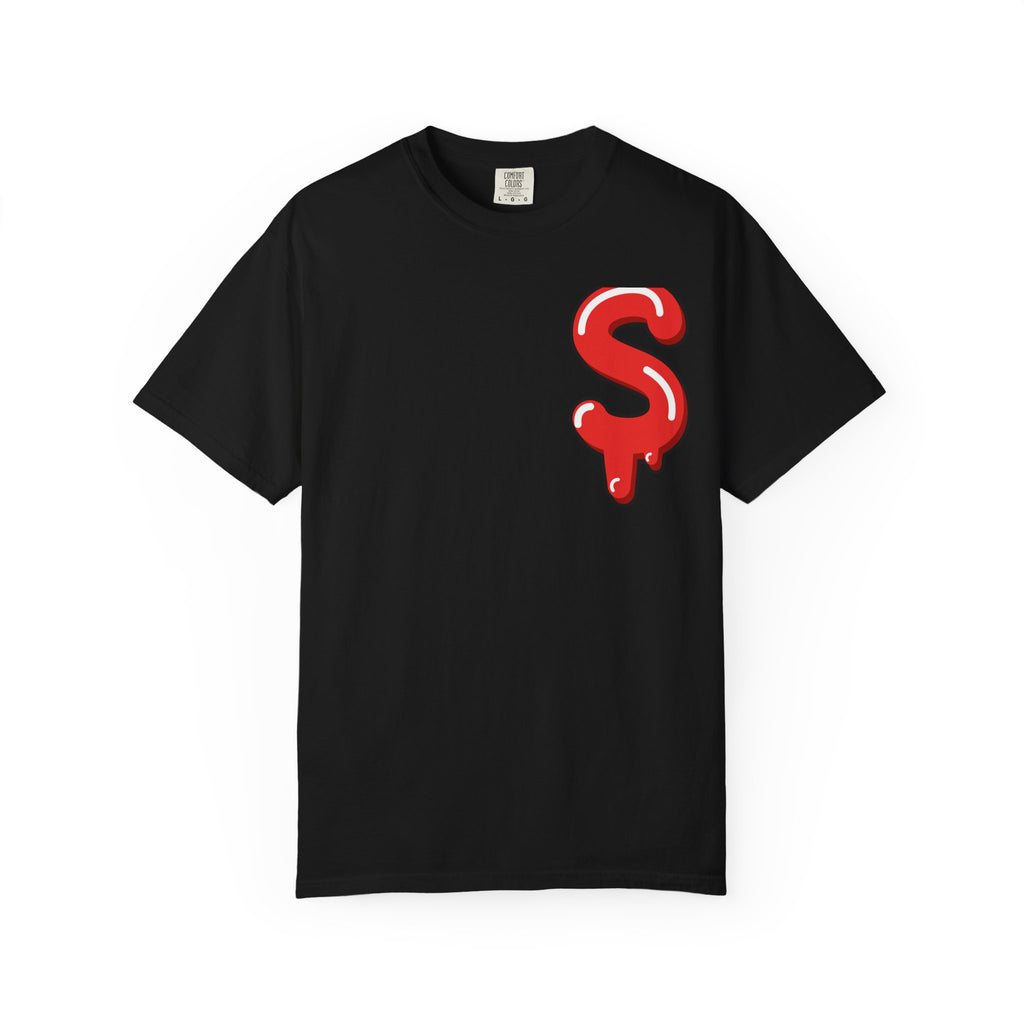 The Slime Shop Signature Tee — Red $ Logo