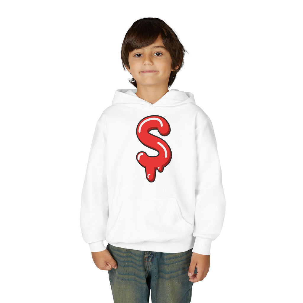 Red Slime Sircle Youth Heavy Blend Hooded Sweatshirt
