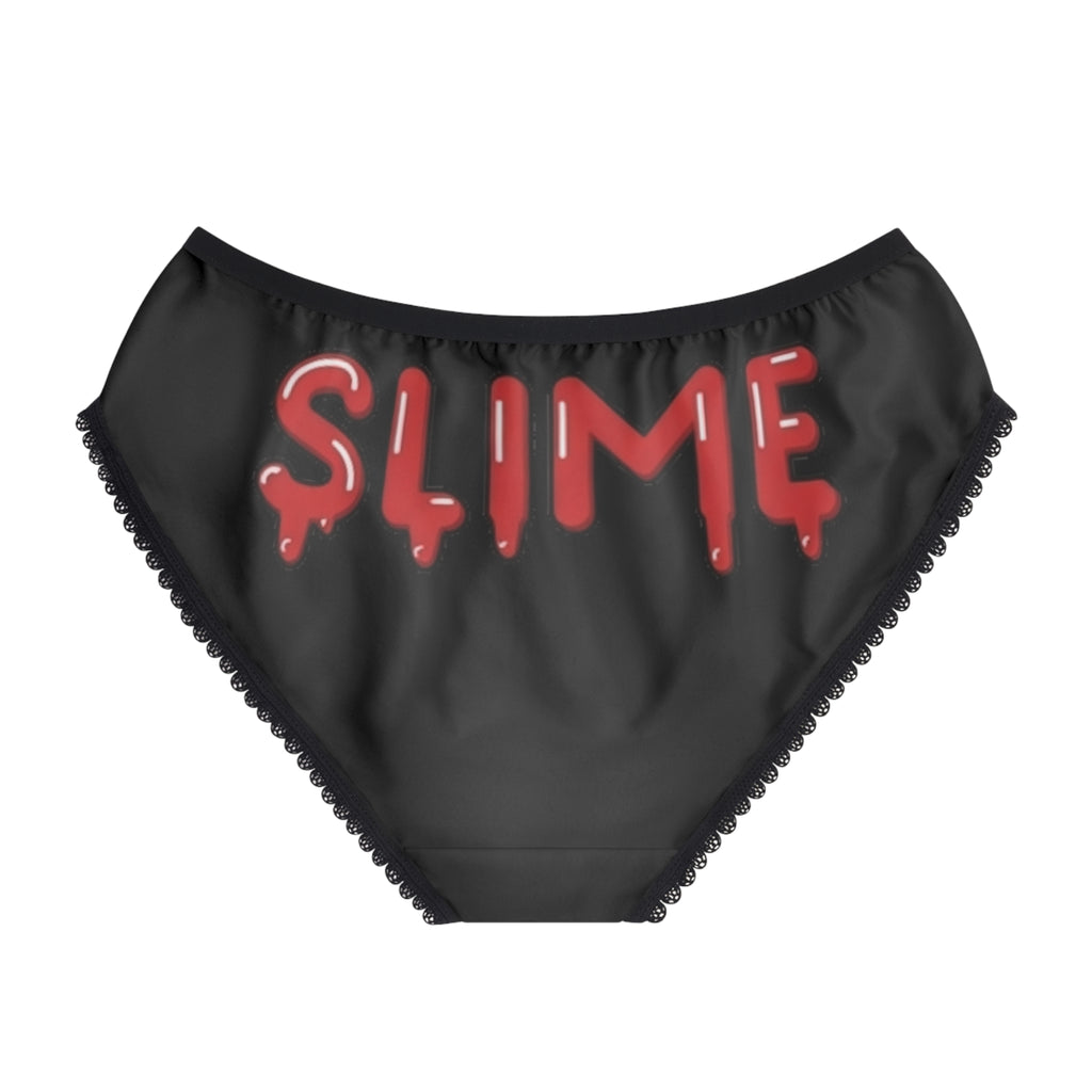 The Slime Shop Women's Briefs — Black / Red Slime In 5