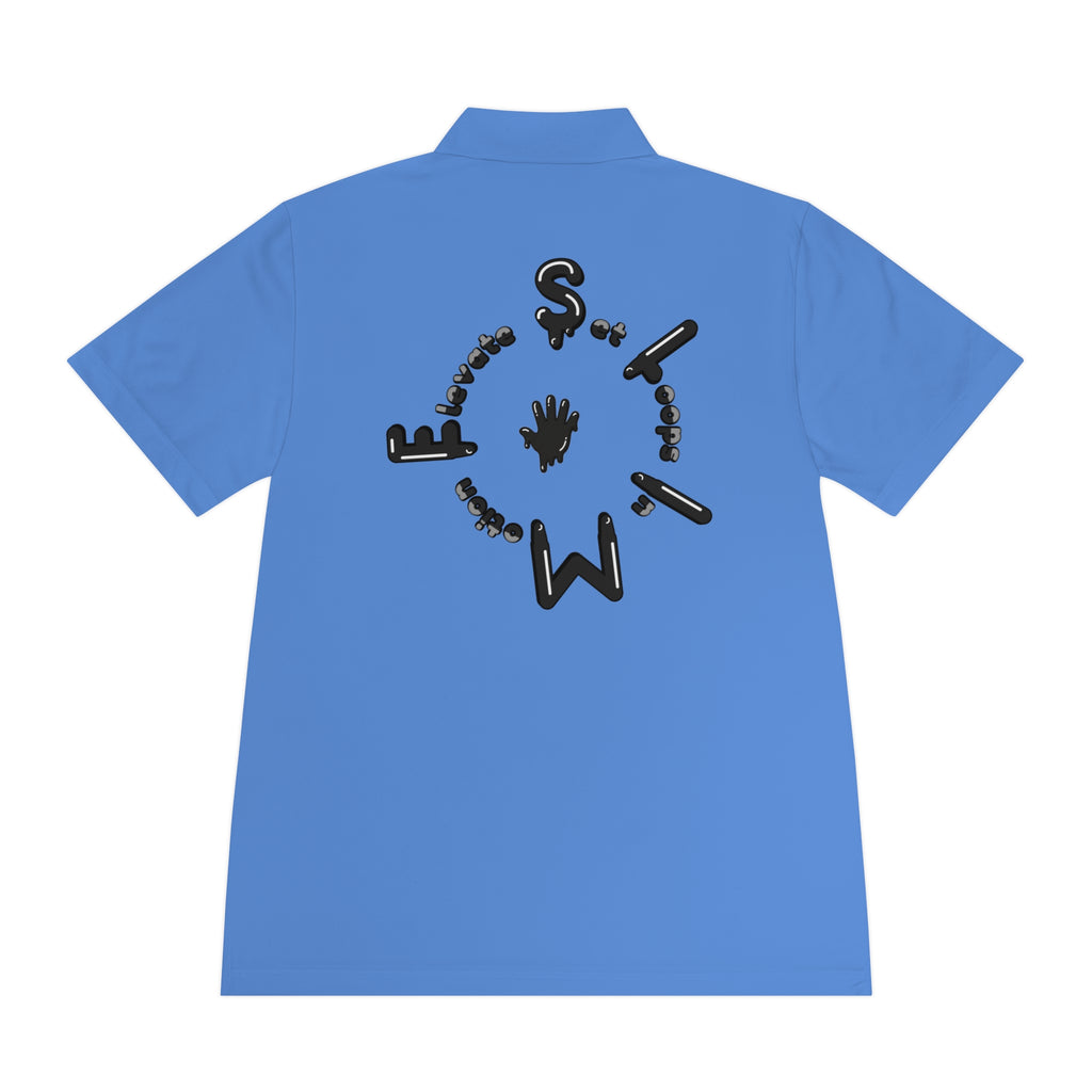 The Slime Shop Sport Polo — Lime Green / Black Slime Sircle