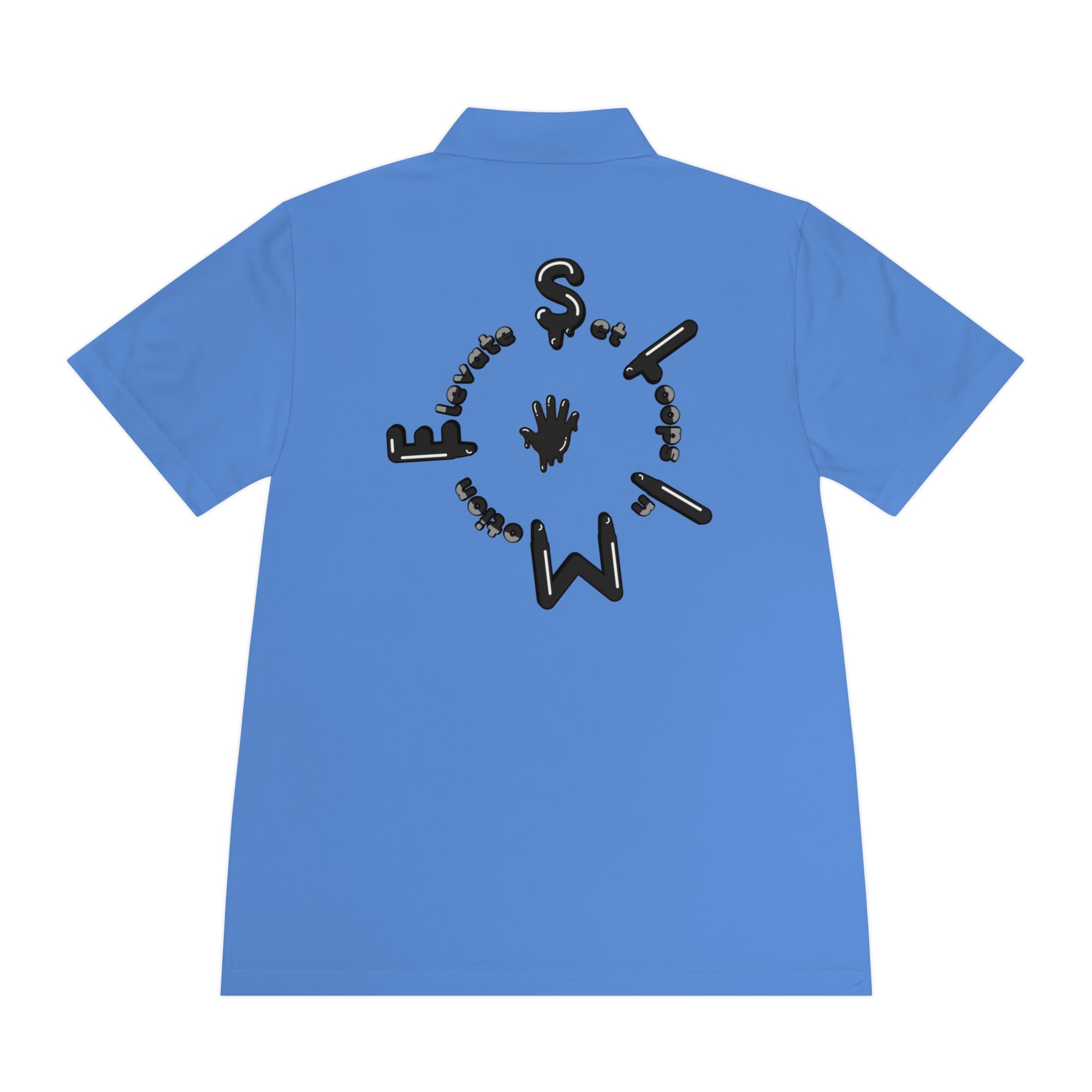 The Slime Shop Sport Polo — Lime Green / Black Slime Sircle