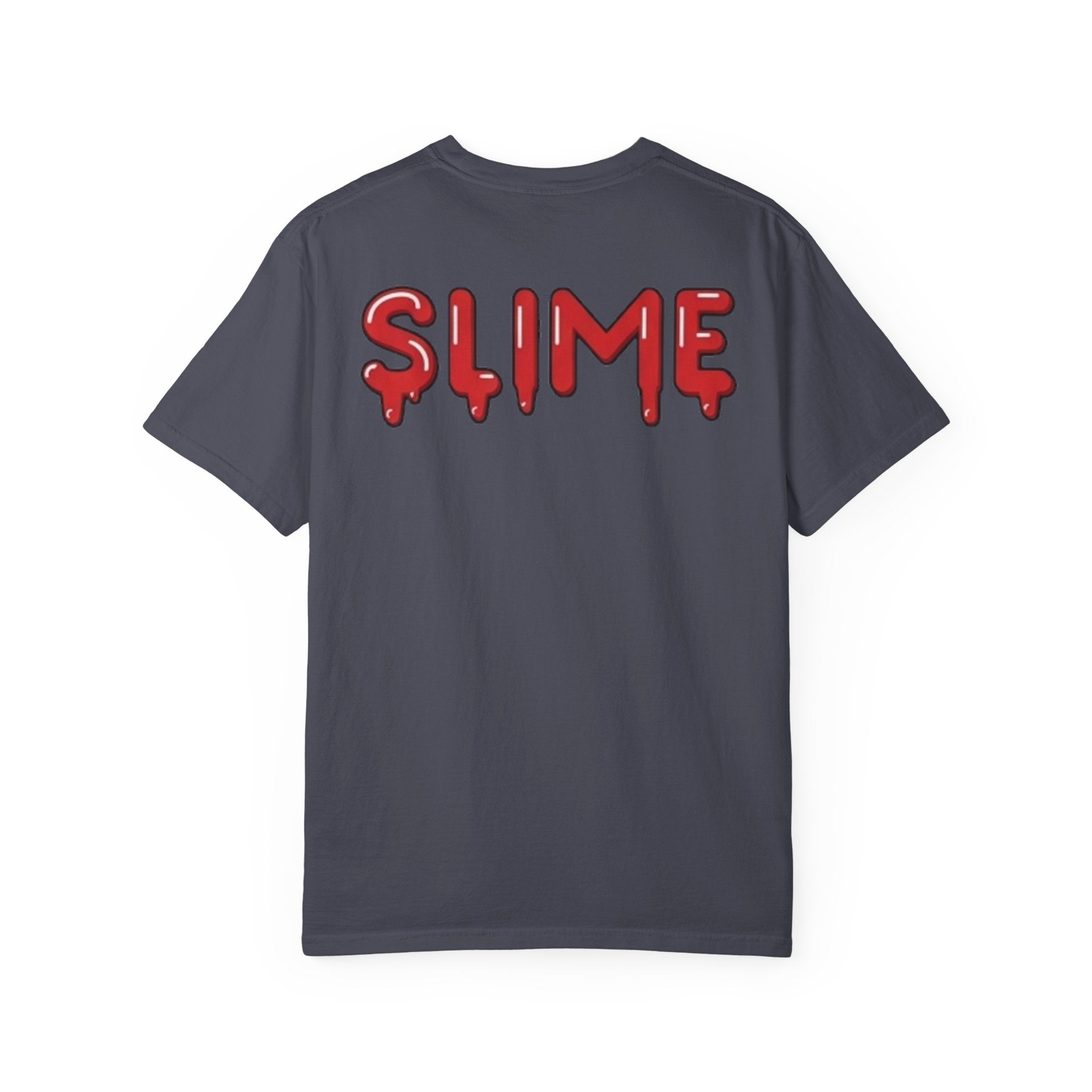 The Slime Shop Signature Tee — White / Red Slime-$