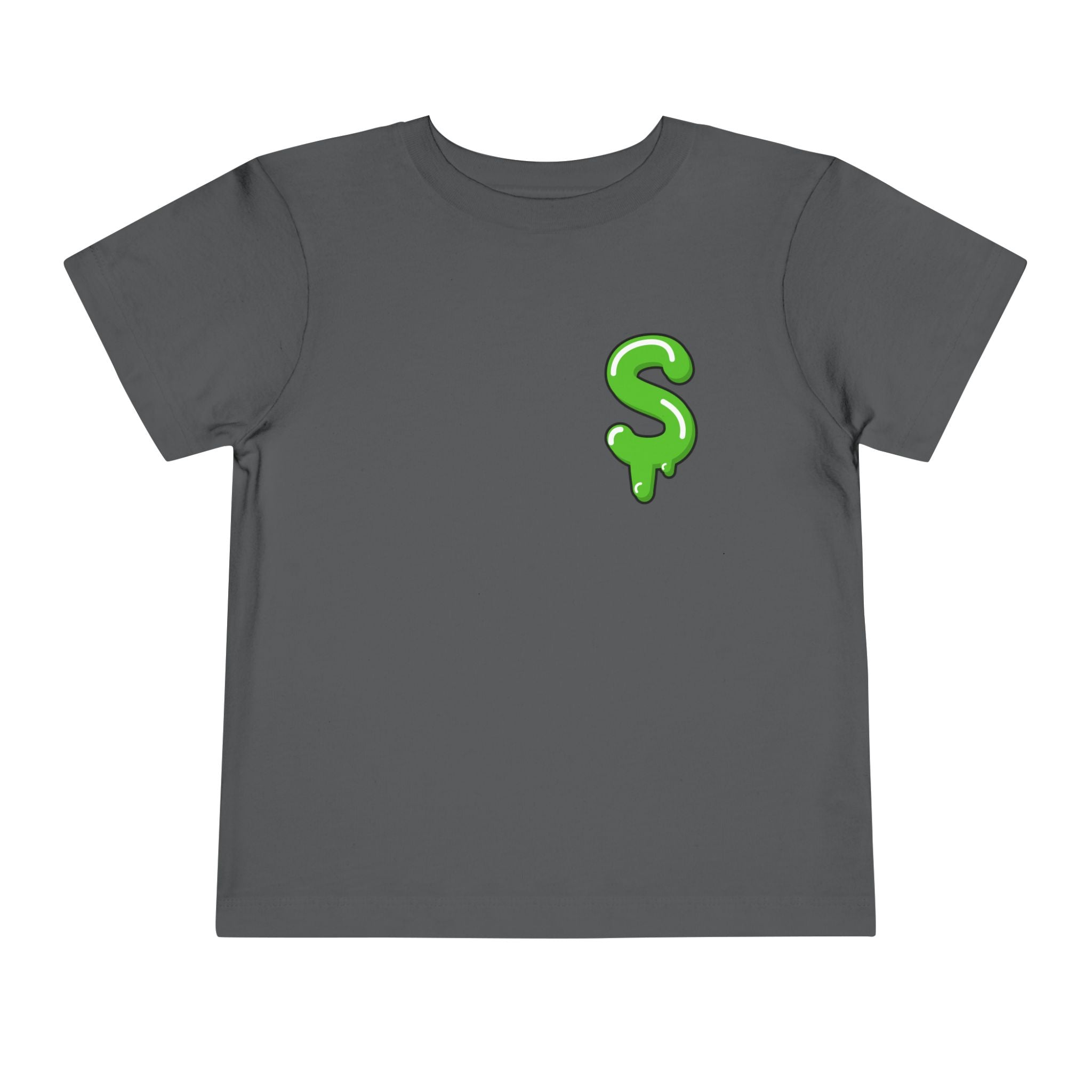 The Slime Shop Toddler Tee — Athletic Heather / Green Slime Sircle