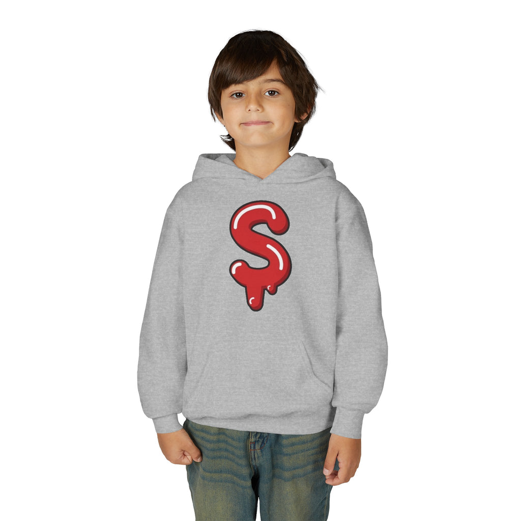 The Slime Shop Youth Hoodie — Green / Red Slime $