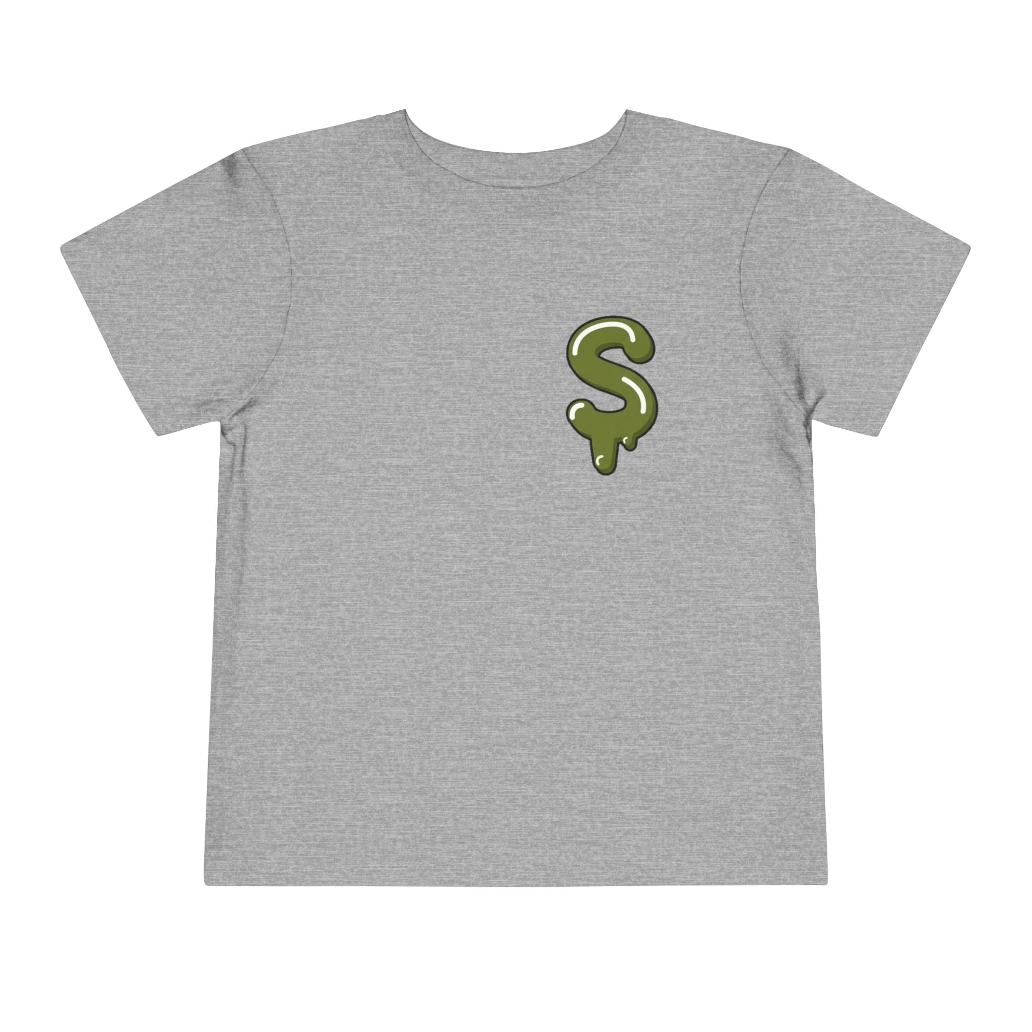 The Slime Shop Toddler Tee — Charcoal / Army Green Slime Sircle