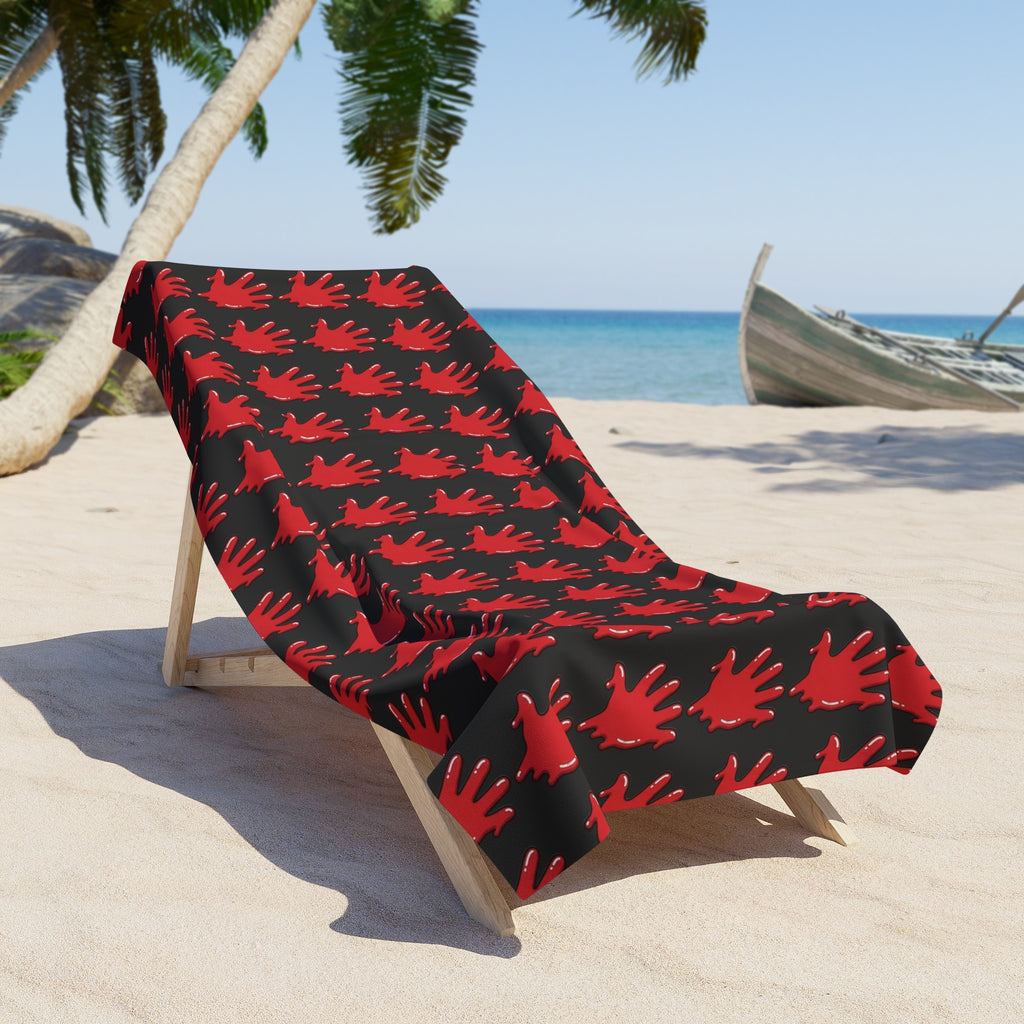 Red/Si5 Beach Towel