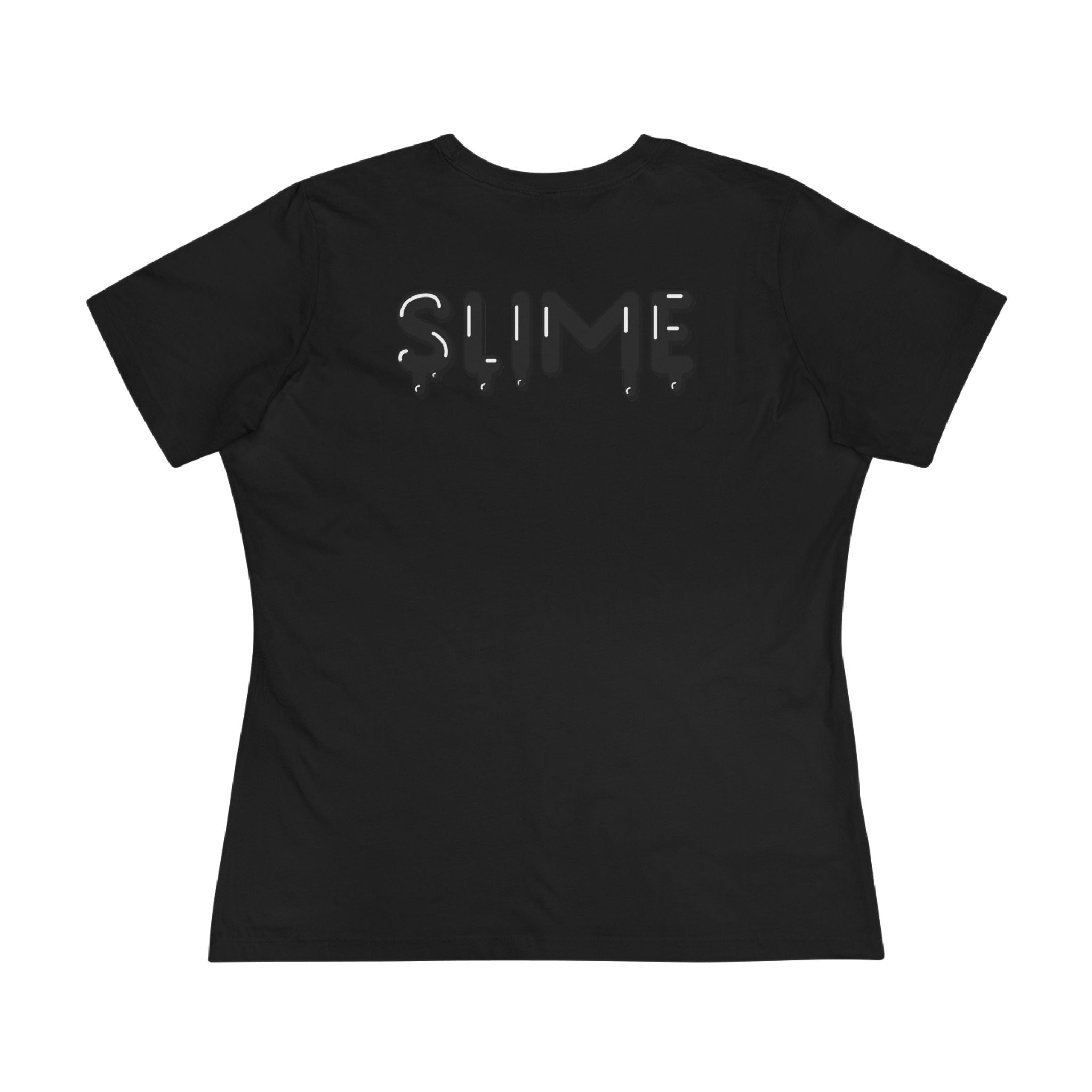 The Slime Shop Women's Tee — White / Black Slime In 5
