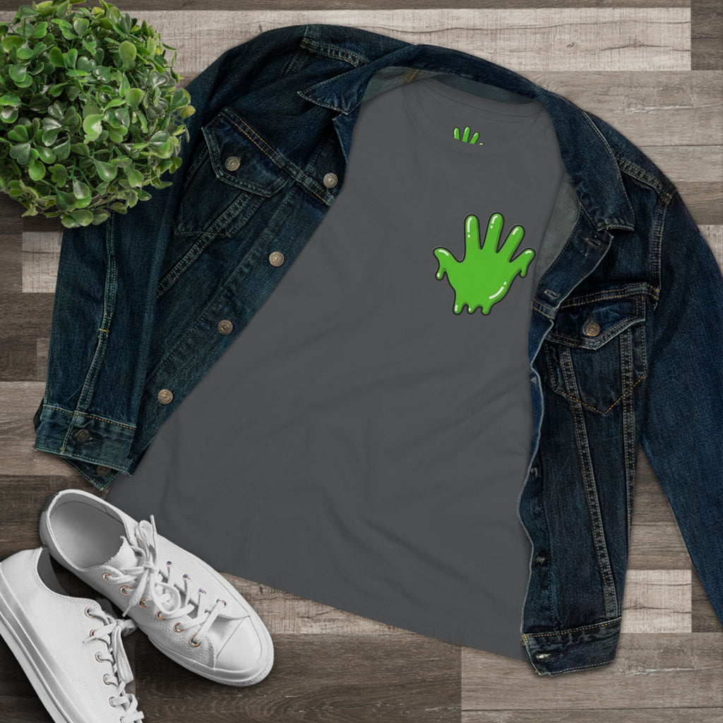 The Slime Shop Women's Tee — White / Green Slime In 5