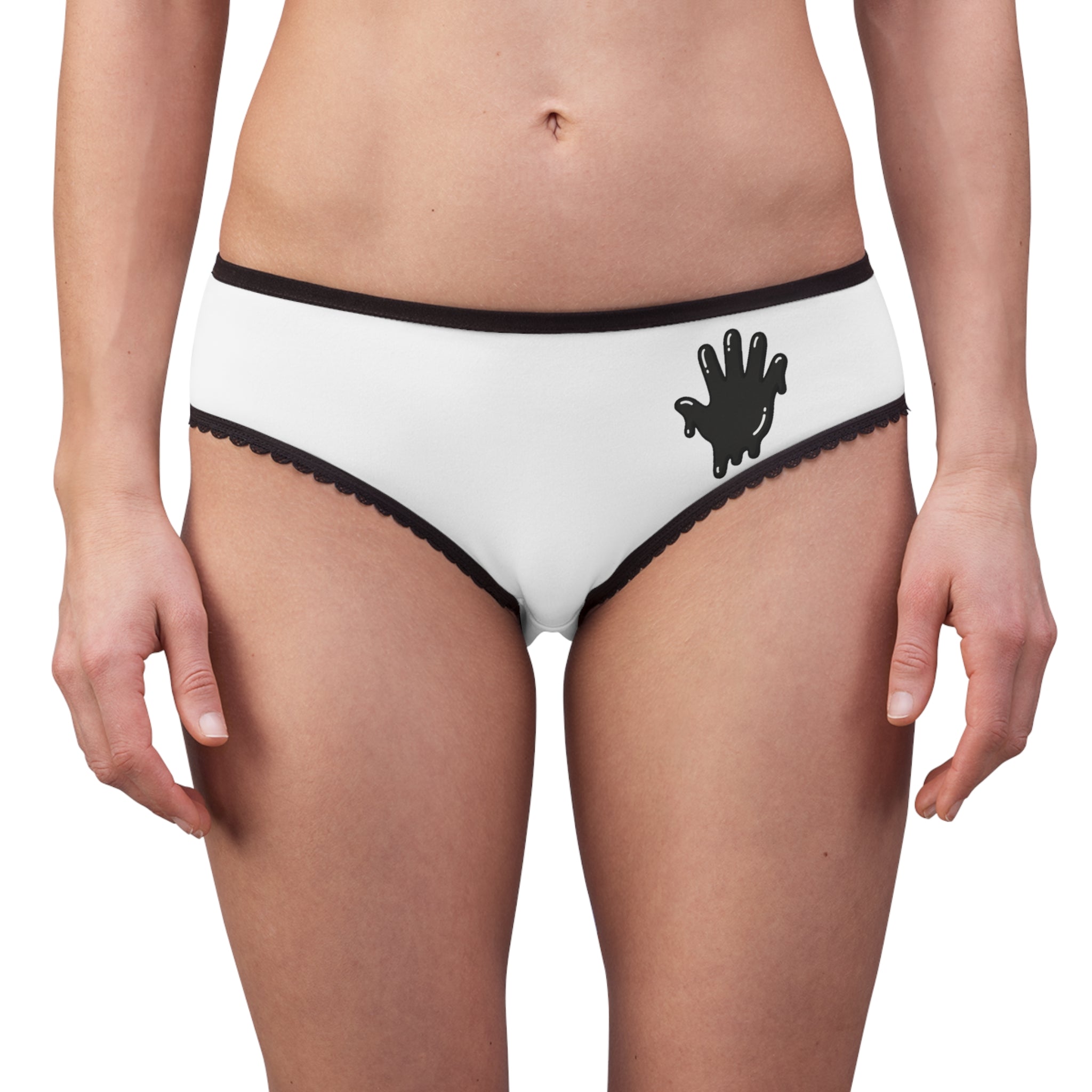 The Slime Shop Women's Briefs — White / Black Slime In 5