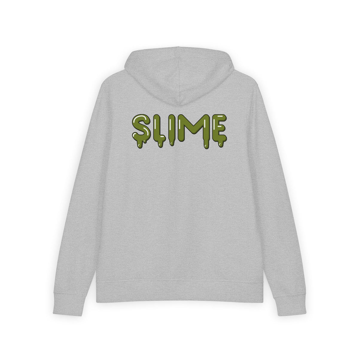 The Slime Shop Full-Zip Hoodie — Black / Olive Slime In 5