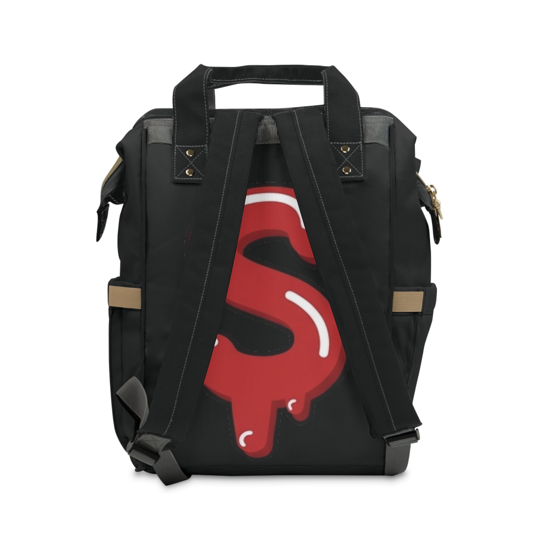 The Slime Shop Diaper Backpack — Black / Red Slime Sircle