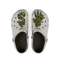 The Slime Shop Foam Clogs — Olive / Slime Drip