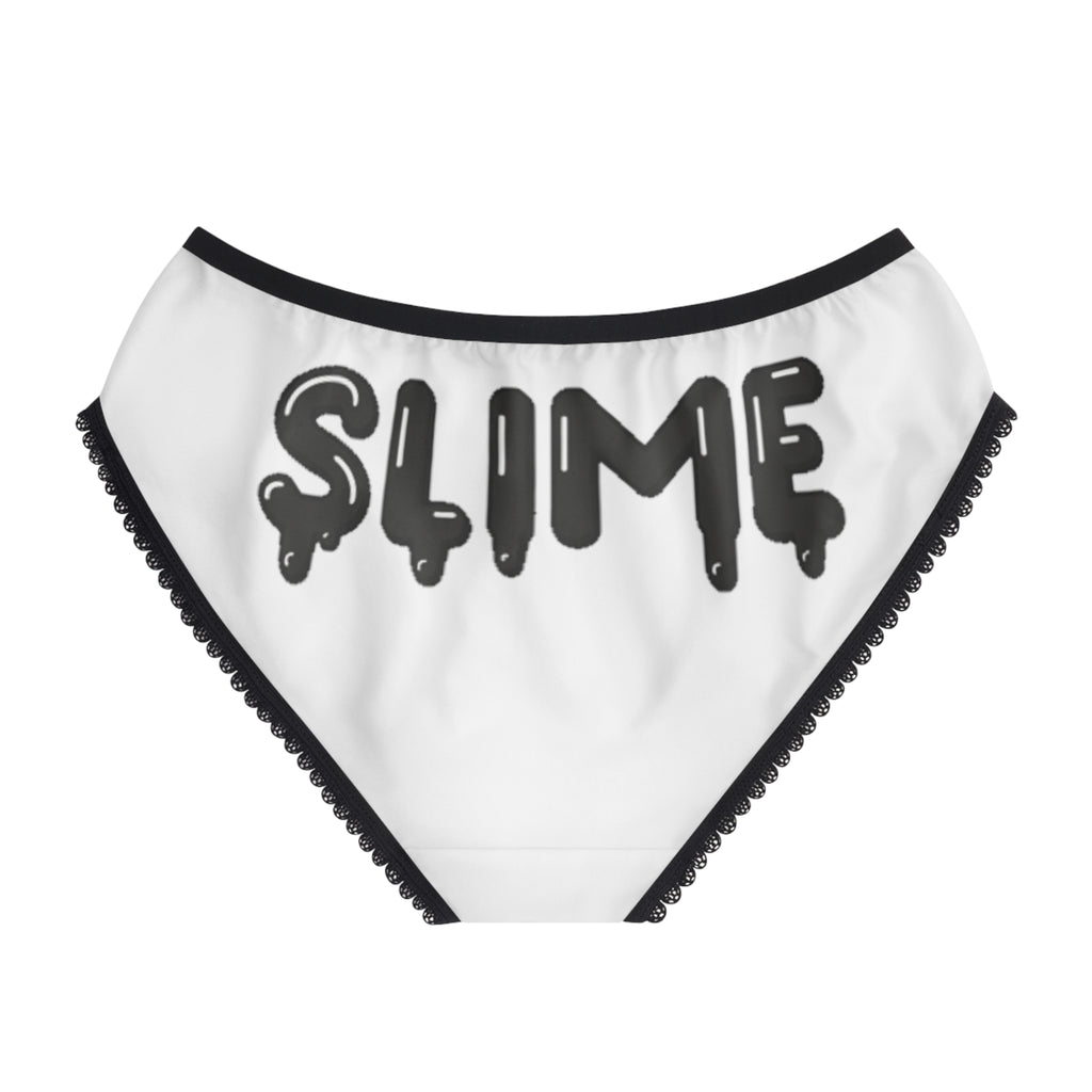The Slime Shop Women's Briefs — White / Black Slime In 5