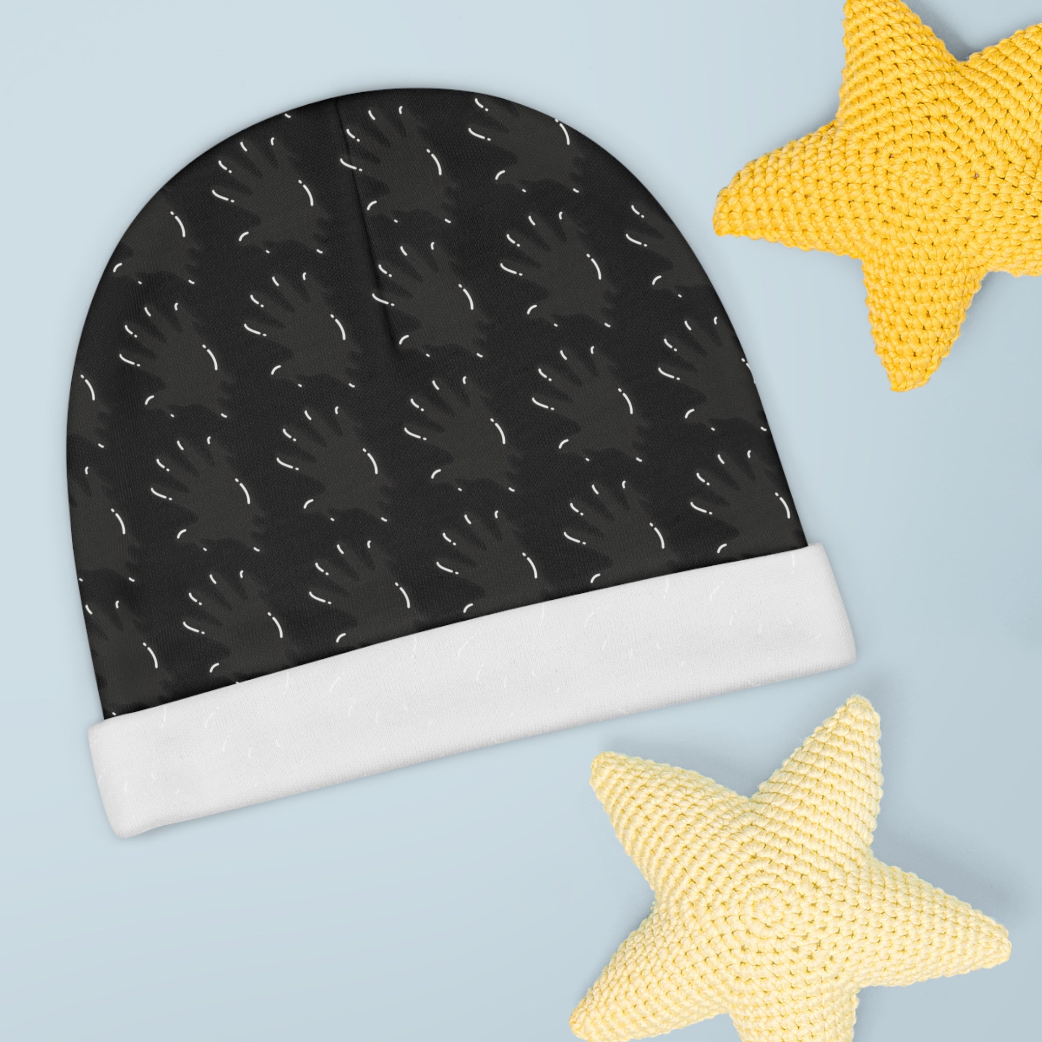 The Slime Shop Baby Beanie — Black / Blackout Slime In 5