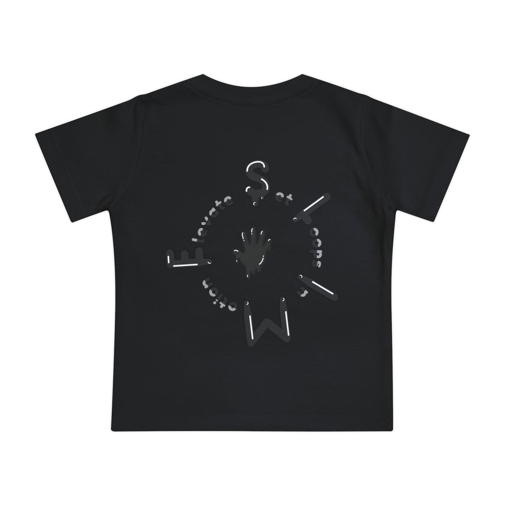 The Slime Shop Baby Tee — Yellow / Black Slime Sircle