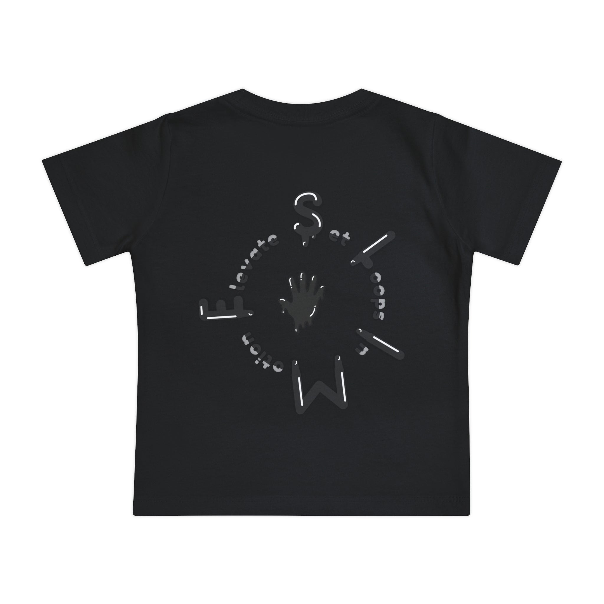 The Slime Shop Baby Tee — Yellow / Black Slime Sircle