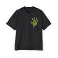 The Slime Shop Men's Oversized Tee — White / Olive Slime In 5