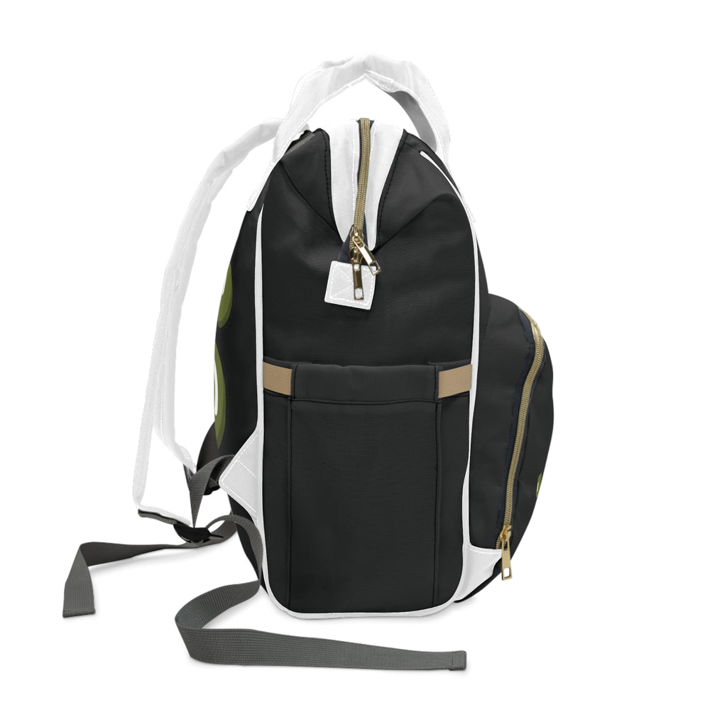 Black/AS Slime Diaper Bag