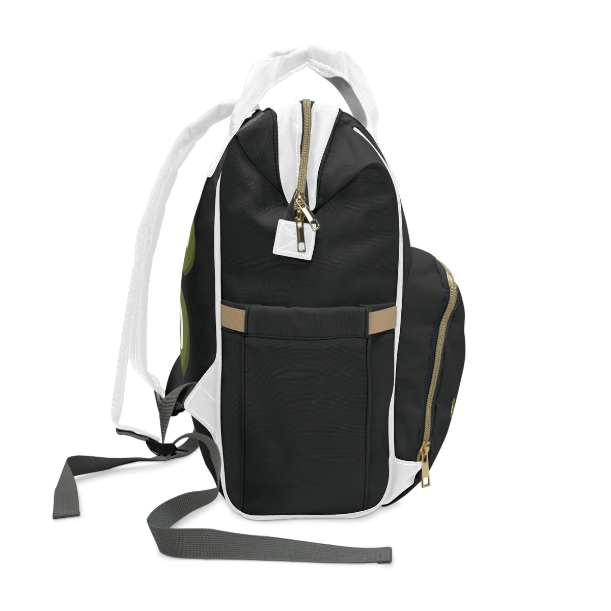 Black/AS Slime Diaper Bag