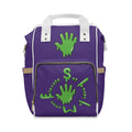 Purple/SG Slime Diaper Bag