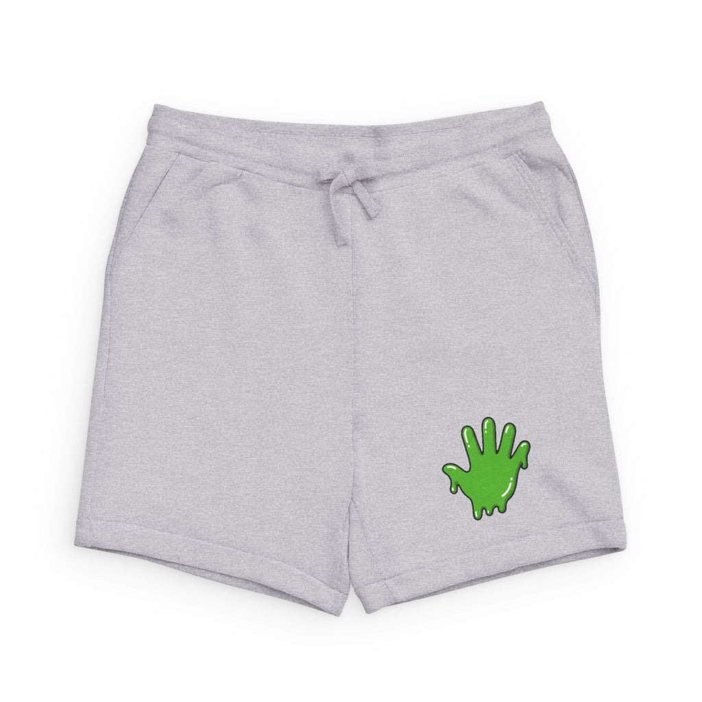 The Slime Shop Unisex Sponge Fleece Sweatshorts — Black / Green Slime In 5