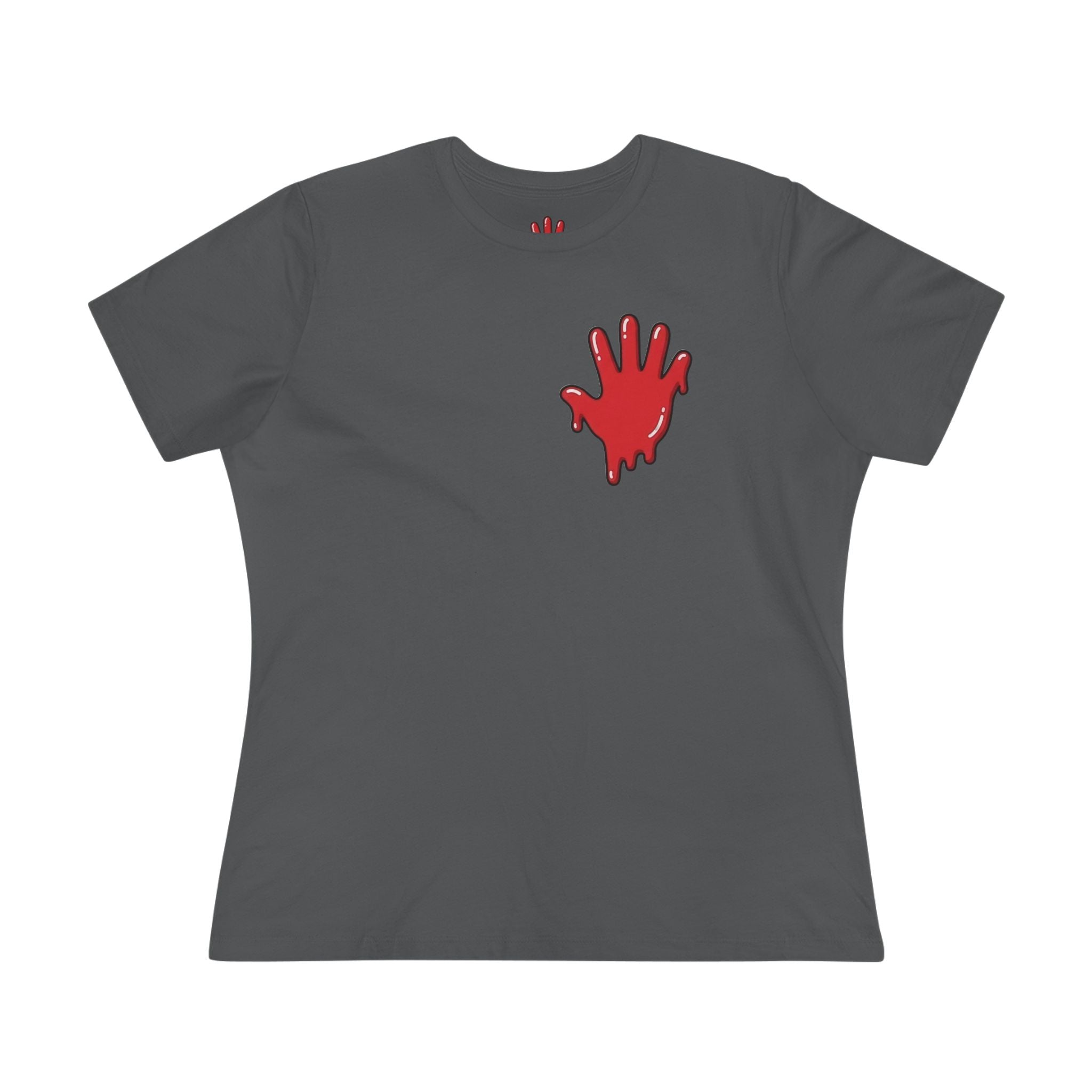 The Slime Shop Women's Tee — White / Red Slime In 5