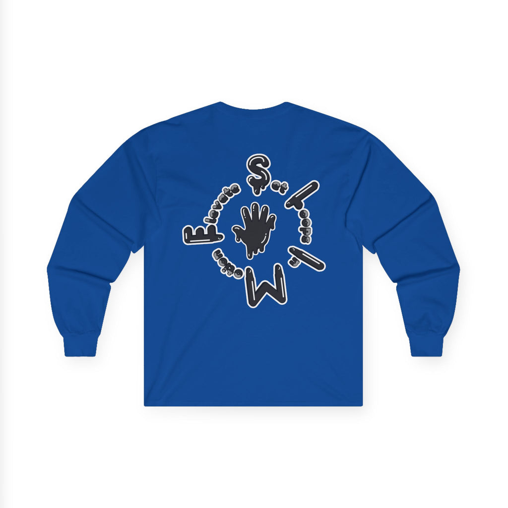 The Slime Shop Black Slime Sircle  Unisex Ultra Cotton Long Sleeve Tee