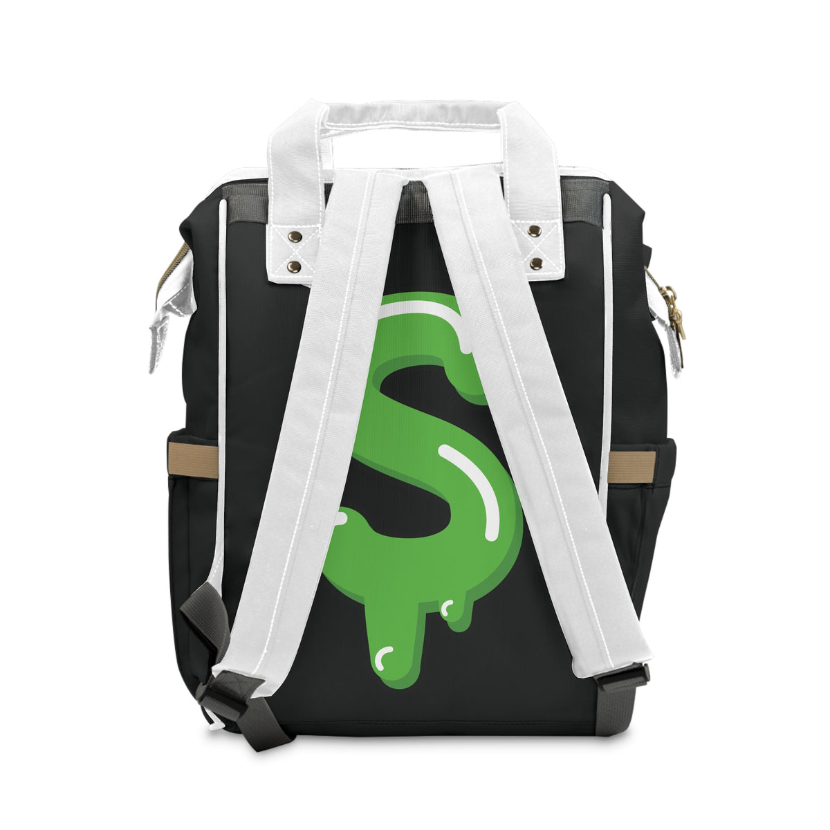 Black/SG Slime Diaper Bag