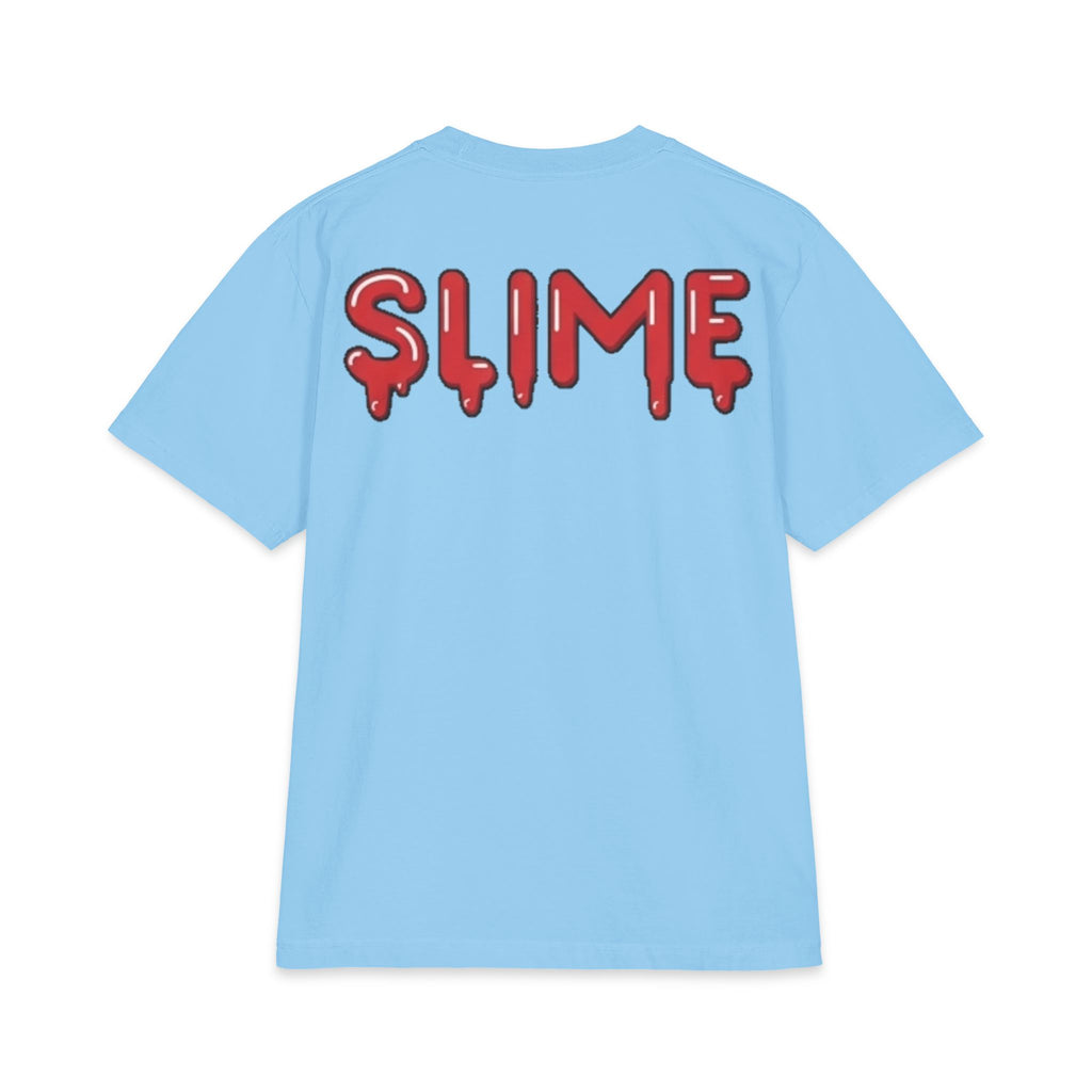 The Slime Shop Max Heavyweight Tee — White / Red Slime-$