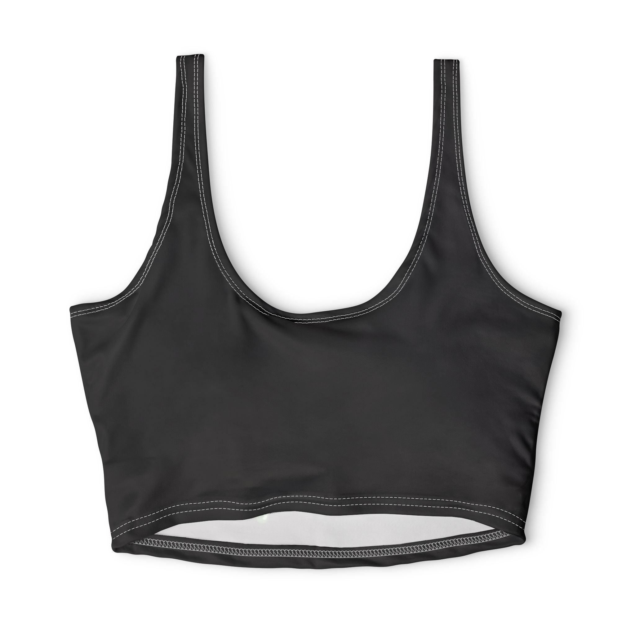 The Slime Shop Polyester Sports Bra — Black / Green Slime In 5