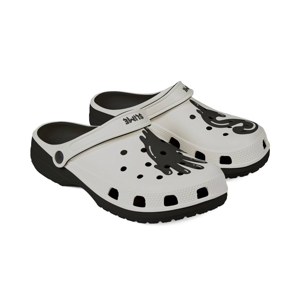 The Slime Shop Foam Clogs — Black / Slime Drip
