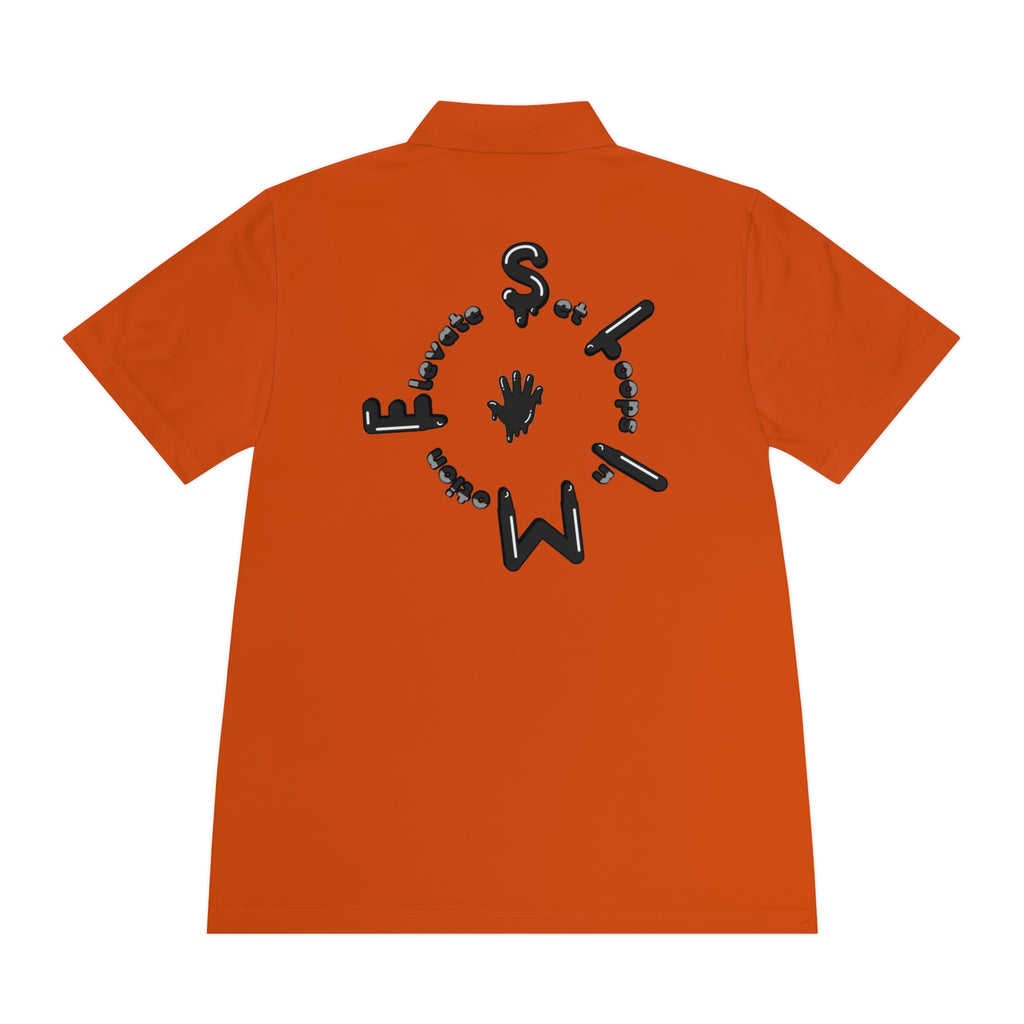 The Slime Shop Sport Polo — Lime Green / Black Slime Sircle