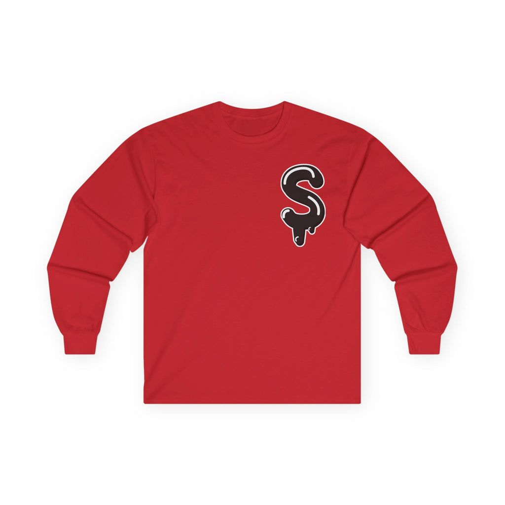 The Slime Shop Black Slime Sircle  Unisex Ultra Cotton Long Sleeve Tee