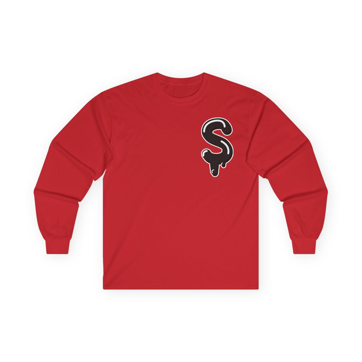 The Slime Shop Black Slime Sircle  Unisex Ultra Cotton Long Sleeve Tee