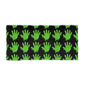 The Slime Shop Beach Towel — Black / Green Slime In 5