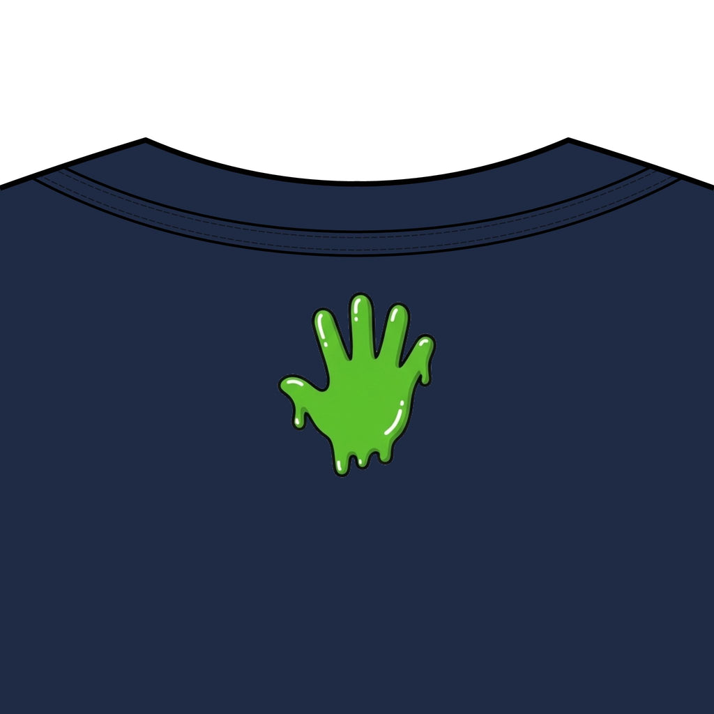 The Slime Shop Men's Box Tee — White / Green Slime In 5