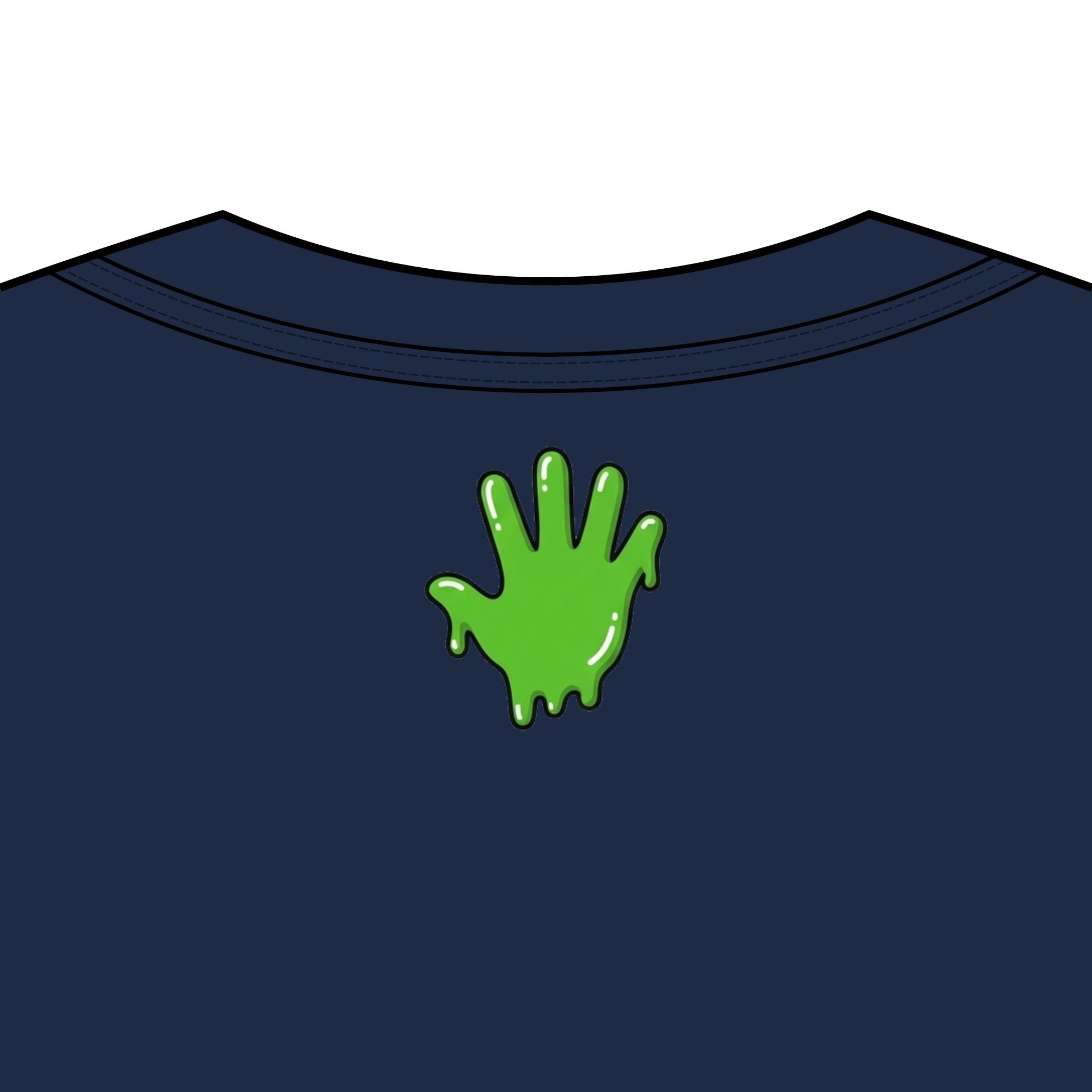 The Slime Shop Men's Box Tee — White / Green Slime In 5