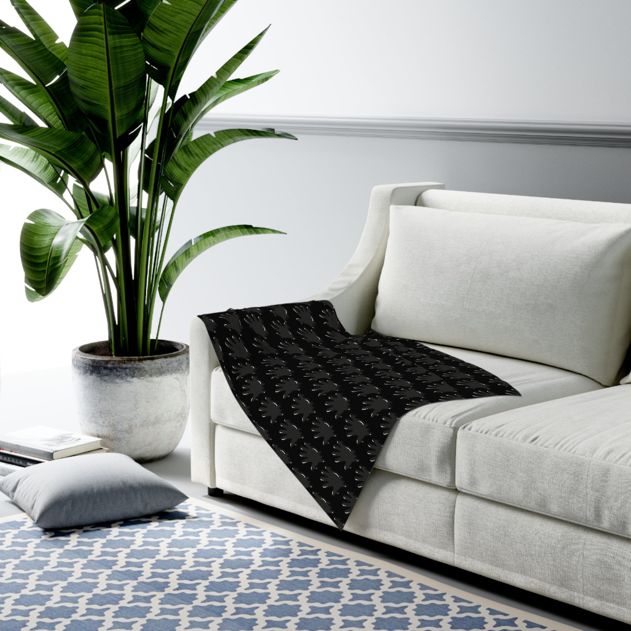 The Slime Shop Baby Swaddle Blanket — Black / Blackout Slime In 5
