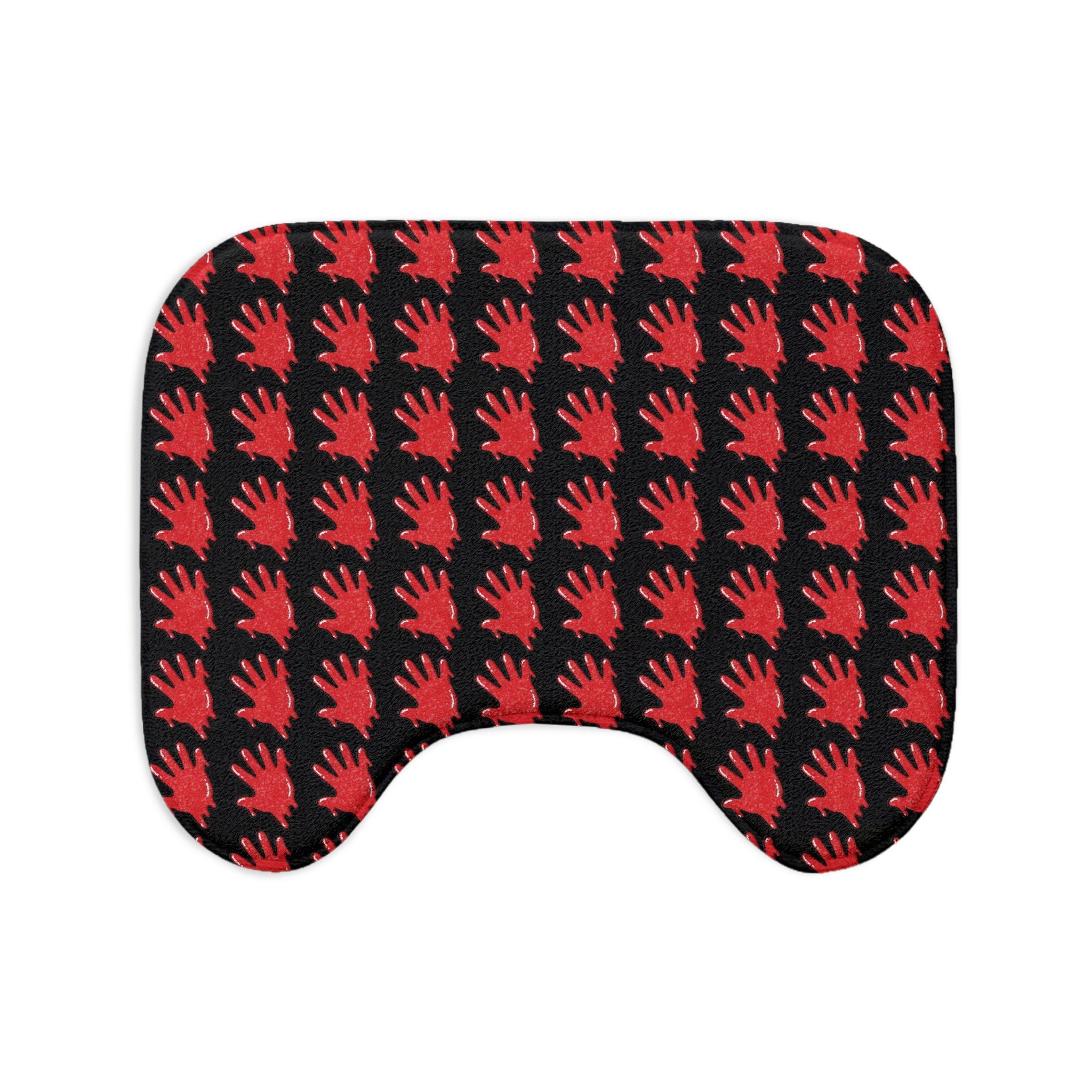 The Slime Shop Bath Mat 3-Piece Set — White / Red Slime $ (AOP)