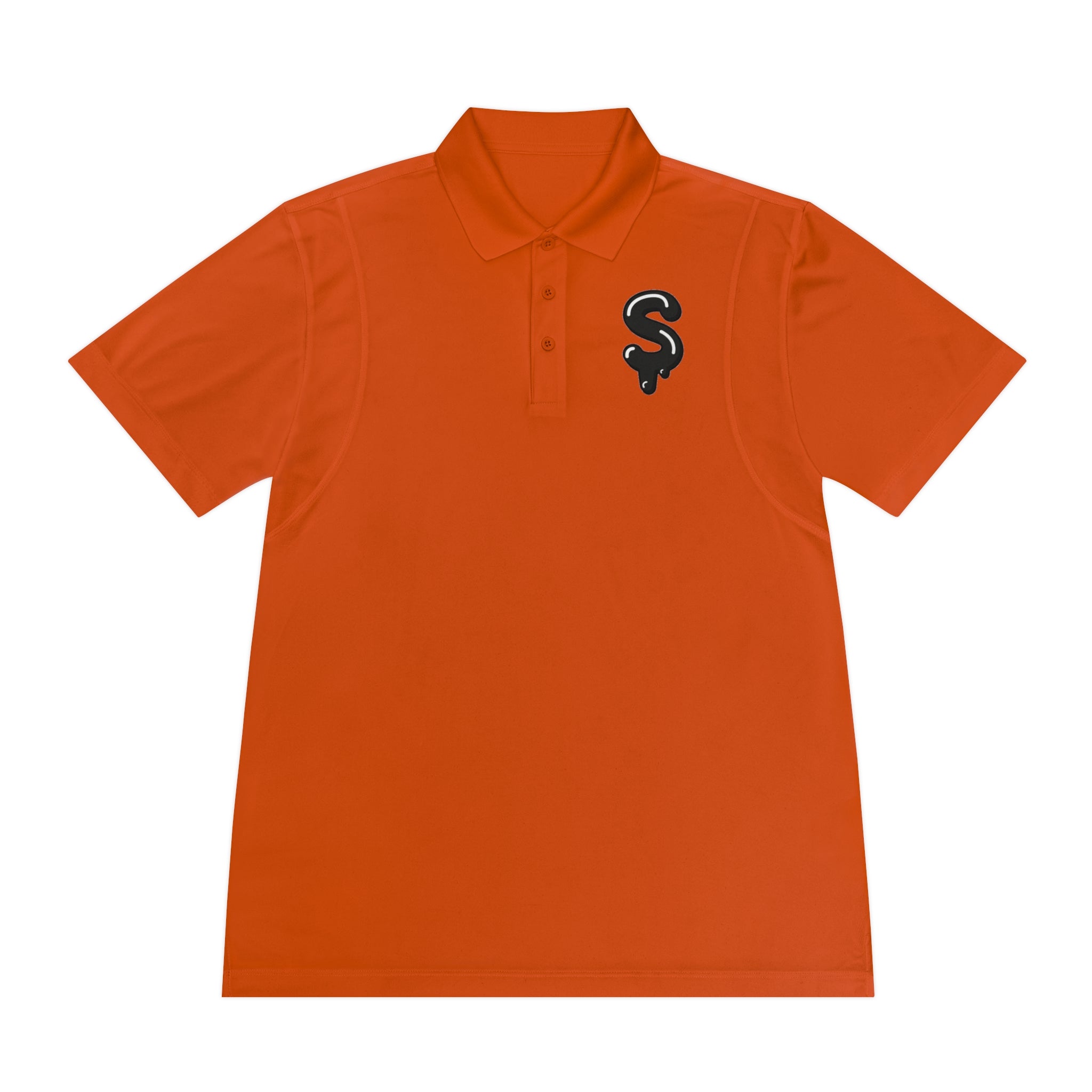 The Slime Shop Sport Polo — Lime Green / Black Slime Sircle