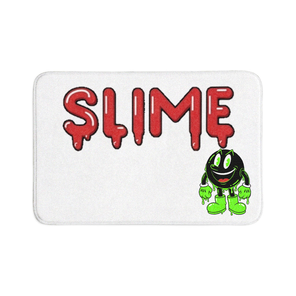 The Slime Shop Bath Mat 3-Piece Set — White / Red Slime S (AOP)