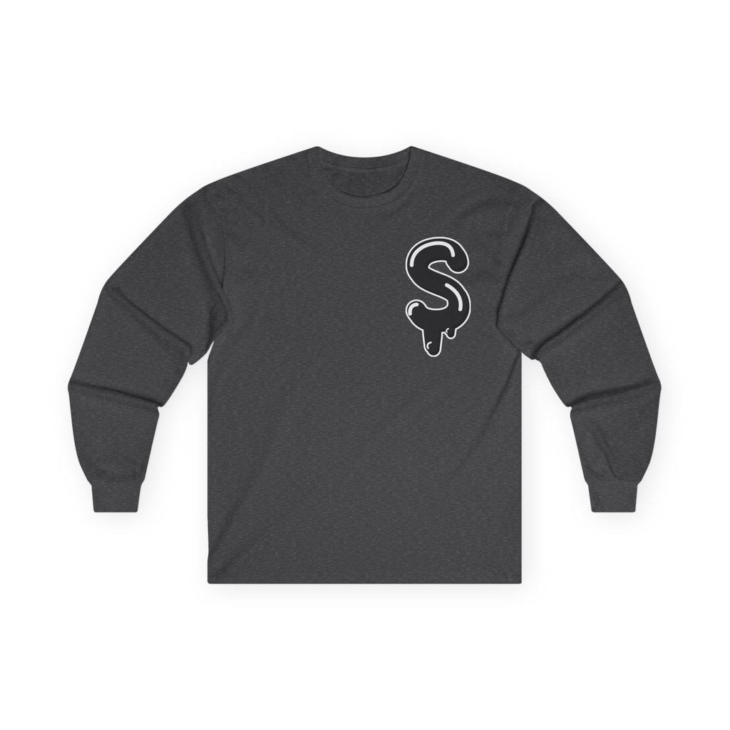 The Slime Shop Black Slime Sircle  Unisex Ultra Cotton Long Sleeve Tee