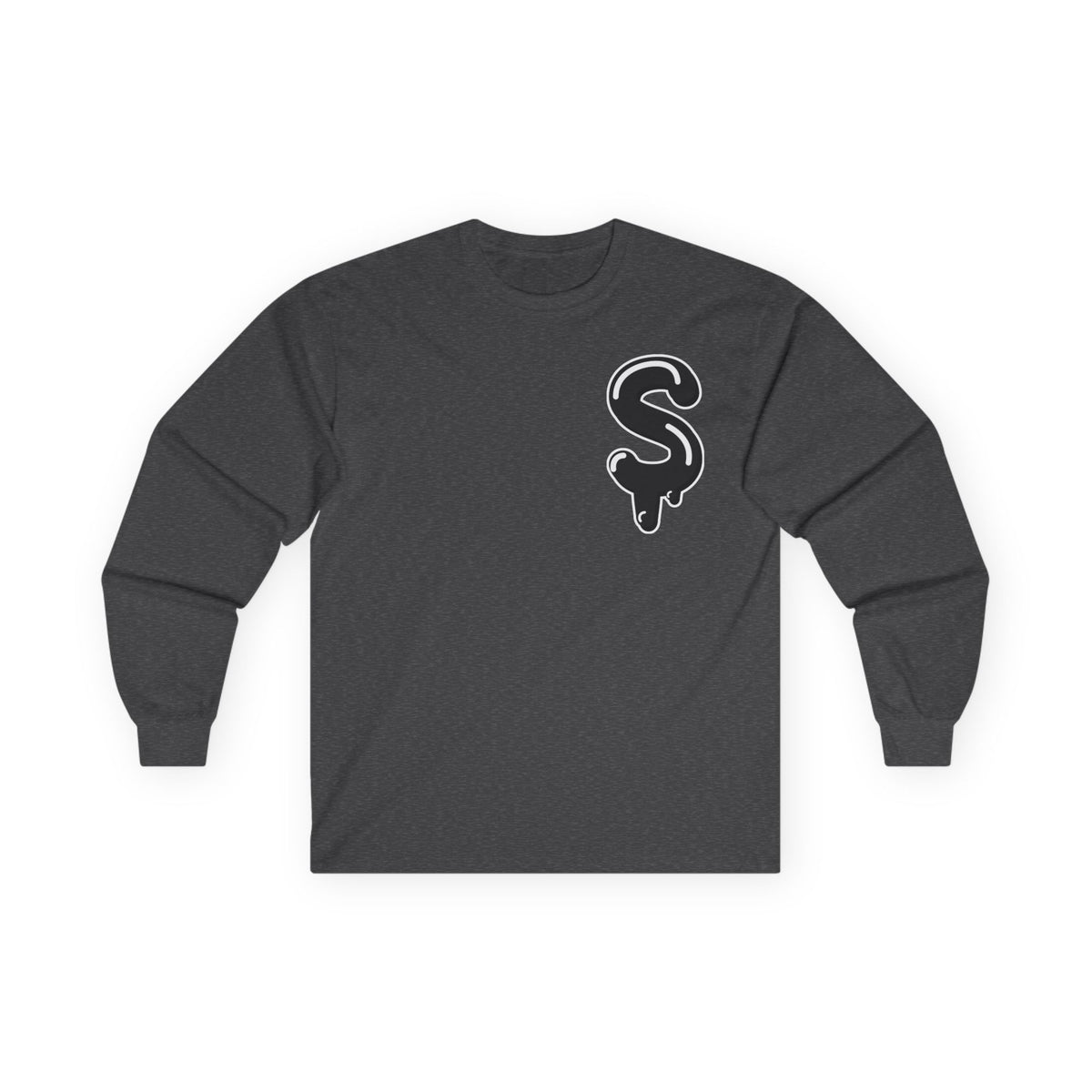 The Slime Shop Black Slime Sircle  Unisex Ultra Cotton Long Sleeve Tee
