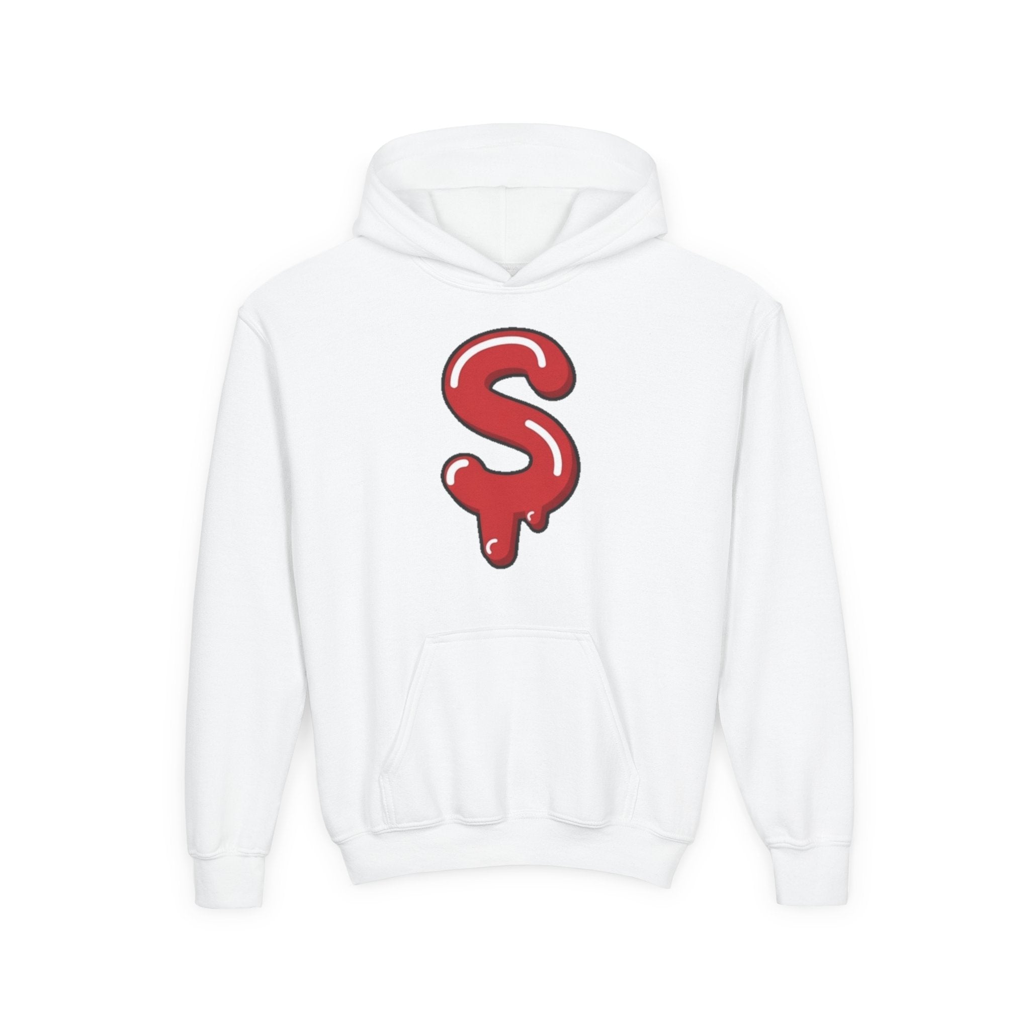 The Slime Shop Youth Hoodie — Green / Red Slime $