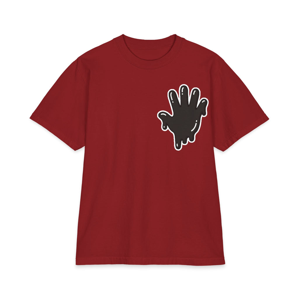 The Slime Shop Max Heavyweight Tee — White / Black SLIME
