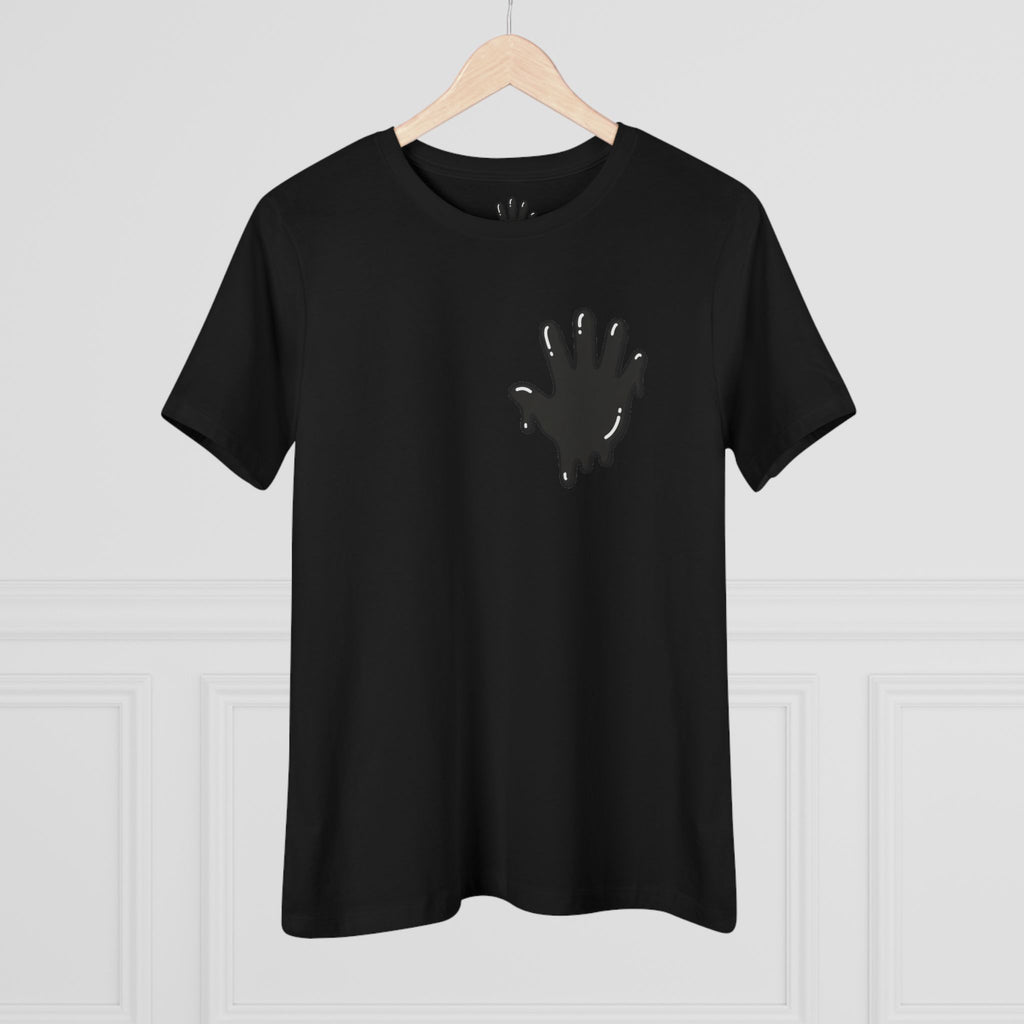The Slime Shop Women's Tee — White / Black Slime In 5