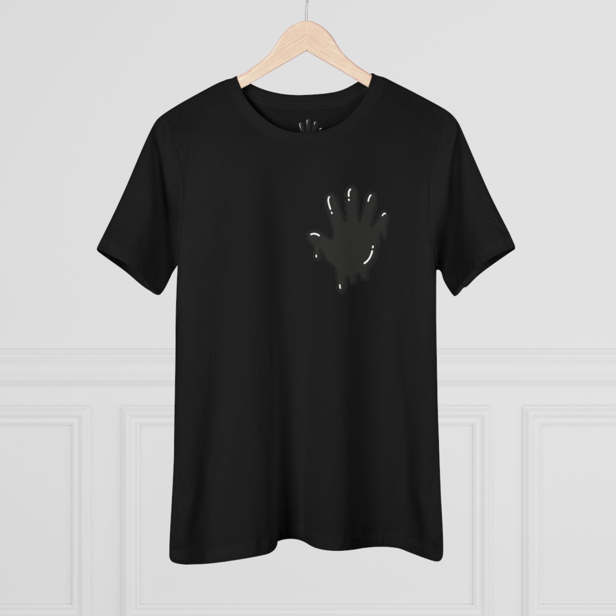 The Slime Shop Women's Tee — White / Black Slime In 5