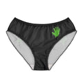 The Slime Shop Women's Briefs — Black / Green Slime In 5